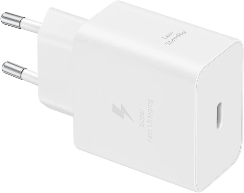 Samsung Laddare Super Fast Charging 45 W (utan kabel) USB-C till USB-C originalladdare EP-T4511NW 45 W vit