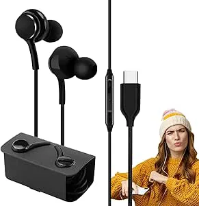 Zunetsutock Trådbundna hörlurar av typ C Premium In-Ear Headset