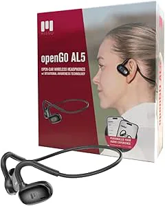 MIIEGO openGO AL5 – Open-Ear hörlurar – Bluetooth 5.4 – IPX6 vattentäta och svettrester – Air-Conduction – mikrofon med brusreducering – multipoint