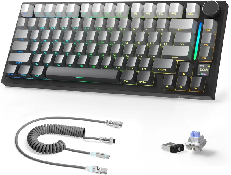 A.JAZZ X ATTACKSHARK 75% X820Ultra trådlöst mekaniskt tangentbord