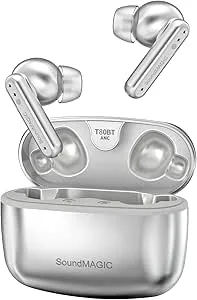SoundMAGIC T80BT ANC True Wireless Earbuds med Hi-Res Audio