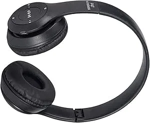 Phefop Vikbar Trådlös -huvud Stereo -headset med