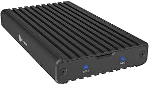 Icy Box 2 bay M.2 PCIe NVMe-kabinett