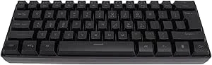 Topiky Trådlöst Mekaniskt Speltangentbord, Uppladdningsbart RGB -bakgrundsbelyst Speltangentbord, 61 Nycklar i Full Storlek Vattentäta Datortangentbord, Minispeltangentbordsupplyft