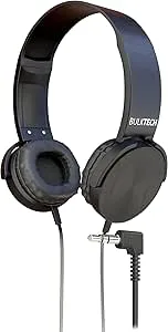 Bulktech 1-pack trådbundna on-ear läderhörlurar med