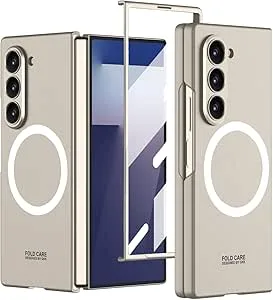 Skalo Samsung Z Fold7 Magnetisk Ring Skal med Skärmskydd