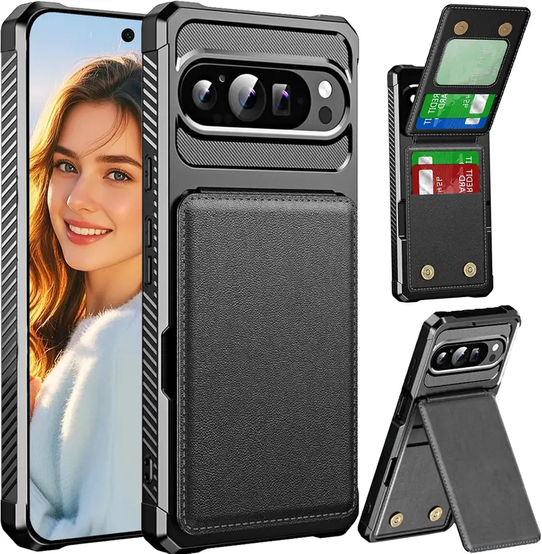 Ysnzaq för Google Pixel 10/Pixel 10 Pro fodral med korthållare