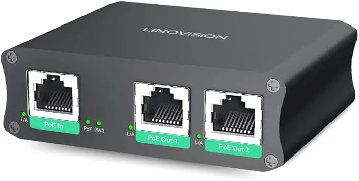 LINOVISION Industrial 2 Ports Gigabit PoE-förlängare