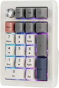 EPOMAKER EK21 VIA Gasket Numeriskt tangentbord med 1 000 mAh batteri