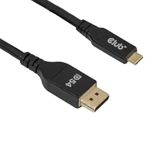 Club3D CAC-1563 USB-C till DisplayPort 2.1 DP54 dubbelriktad kabel 8K120Hz 2 m