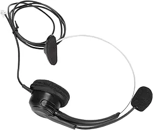 CFTGIW Telefon Headset RJ9 Hörlurar med 330 ° Mikrofon för hem
