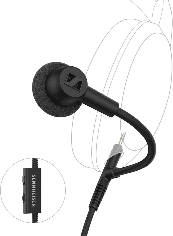 Sennheiser HD 500 BAM, högkvalitativ insticksmikrofon, analog 3,5 mm-kontakt för hörlurarna HD 560S, HD 505, HD 620S m.fl
