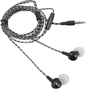 CFTGIW Trådbundna öronsnäckor med Mikrofon HD -stereo