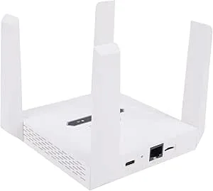 GOWENIC WiFi 6 Router, 300 Mbps Trådlös överföringshastighet, 150 Mbps Nedladdningshastighet, Stöder 16 Enheter, Optimerade 4 Antenner, med 4G LTE -band