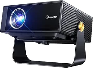 SOOMFON Smart projektor för sovrum 4K stöds 1080P Native HDR10