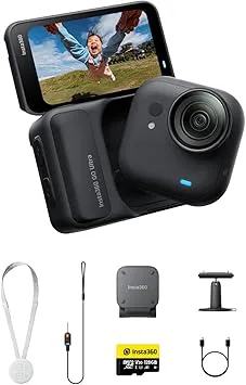 Insta360 GO Ultra Essentials paket (midnattssvart)