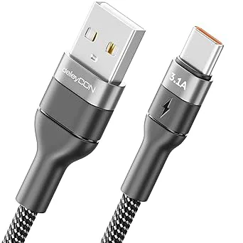 deleyCON 0,5m USB-C-Kabel 3.1A