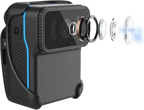 HIJYMNZPQ Brottsbekämpande Inspelare 1080P 200M Pixlar Full HD WIFI-kamera