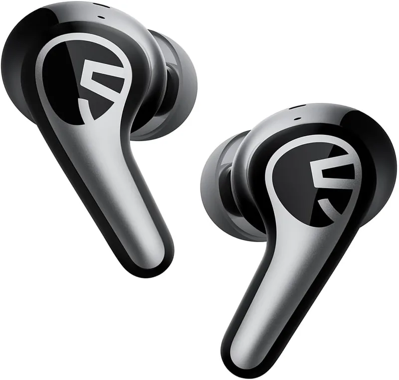 SoundPEATS C30 Noise Cancelling hörlurar, Bluetooth-hörlurar med Hi-Res LDAC, 12 mm-drivrutin, 52 h batteritid, 6 ENC-mikrofoner, 52 dB ANC, Bluetooth 6.0, trådlösa In-Ear-hörlurar, IP54