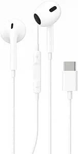 GC GLOBALCOMMERCE USB-C-hörlurar med mikrofon och volymkontroll