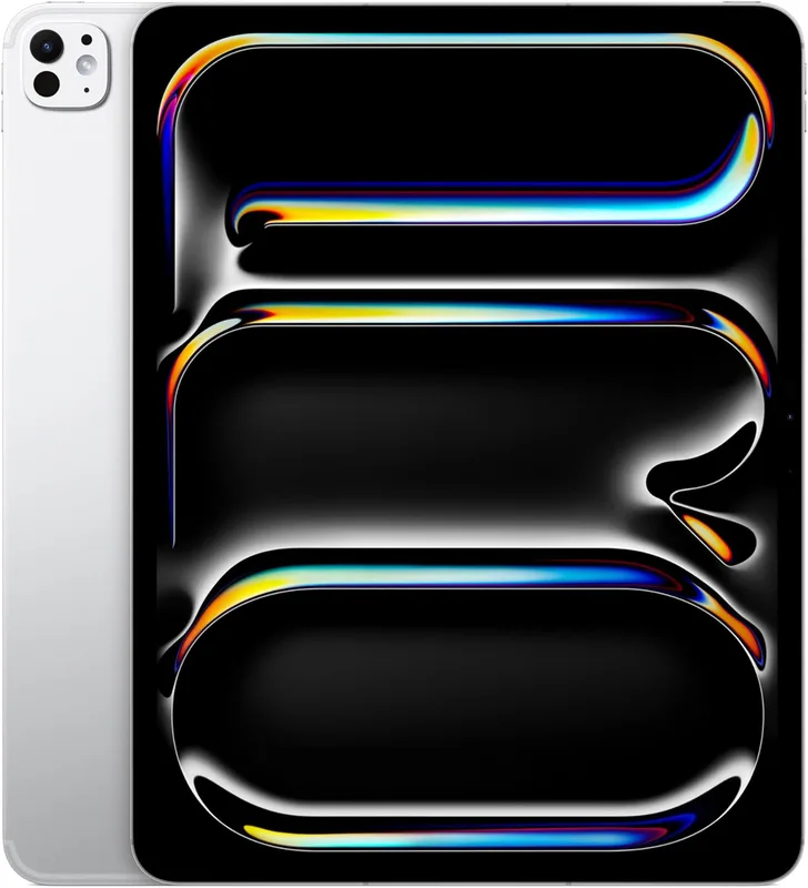 Apple iPad Pro 13 tum (M5) 256 GB: Ultra Retina XDR-skärm, 12 MP skärmkamera på långsidan/12 MP kamera på baksidan, LiDAR-teknik, wifi + 5G, batteri som räcker hela dagen – silver