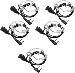 Walkie-talkie Akustiskt Luftrörsheadset Passar Till For Baofeng UV-5R BF-888S UV-21 PRO For Quansheng UV-K5 UV-K5(8)