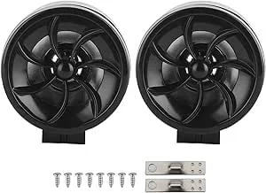Generic 12V Universal Stereo Speaker Music Amplifier, Högkvalitativ Plastmaterial, Strömlinjeformad Utseende Design, Plug and Play, Inga Komplexa Steg Krävs med Lätt Effekt för