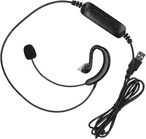 Yunseity Skype USB Praktiska Hörlurar Volymjustering för