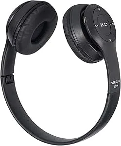 ZDETGU Foldbar Hörlurar Stereo över öronhuvudet för