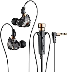 Uikdjgu HiFi-TråDbundna HöRlurar med Mikrofonbrusreducerande Dynamiska HöRlurar