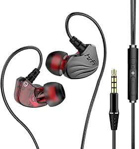 Aumotop In-ear Trådbundna Spelhörlurar Vattentäta Sporthörlurar med