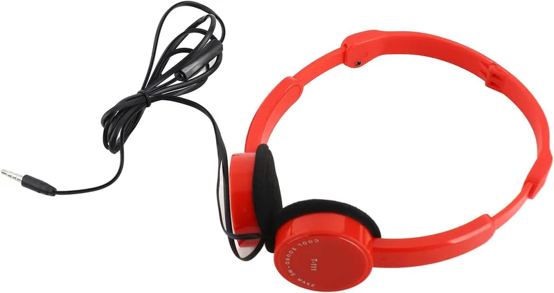 Gugxiom Vikbara Bärbara Trådbundna Over-ear-hörlurar för MP4, MP3, Smartphones, Bärbar Dator