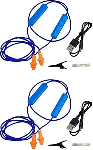 DBEIXIWEI 2 set Bluetooth-hörlurar bullerisolerande arbete öronproppar
