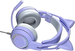 CHICIRIS Girls Cat Ear-hörlurar Kopplade över örat
