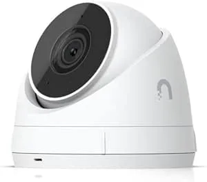 Ubiquiti UniFi G5 Turret Ultra – 30 m IP-kamera 4MP 2K med nattsikt, PoE, 102° vinkel, IP66, anti-manipulering, inbyggd mikrofon, inomhus/utomhus, vit