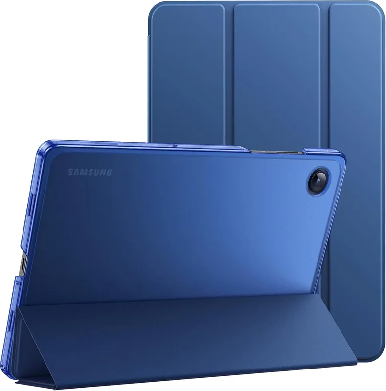JETech Skal för Samsung Galaxy Tab A11+/A11 Plus, Smal Genomlysande Baksida Trifold Folio Stående Skyddande Tablet Case