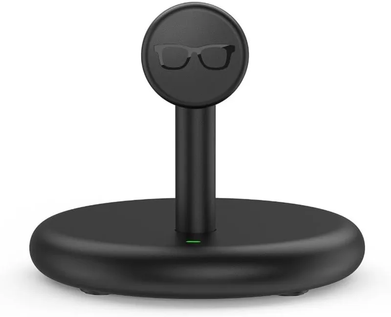 Magnetisk laddningsstation för RayBan för Meta, fast smart glasladdningsdocka halkfri bas för Skylar för Headliner för Wayfarer
