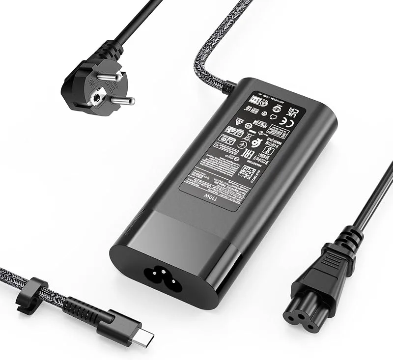 110 W USB-C-strömförsörjning för HP M52950-001 M52946-003 M52946-001 TPN-CA24 TPN-DA24 HP Elite Dragonfly G3 ZBook Firef