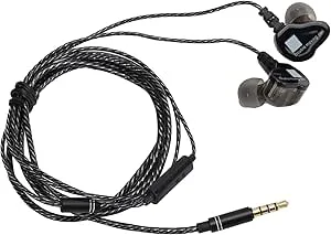 Generic Högkvalitativa Trådbundna Bashörlurar med Stark Vattentät Prestanda för Regnväder eller Träning, Silikonmikrofon, Kompatibel med MP3-smarttelefoner, Surfplattor, 1,2 M Kabellängd