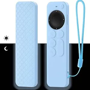 BIIULHCI Silikonskyddsfodral för Apple TV 4K Siri Remote 3rd Gen
