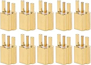 Haofy MMCX Honkontaktset Tillförlitlig 10PCS Koaxial RF-kontakt för RF-enhet Användning för GPS-system och WiFi-hotspots OFC-material