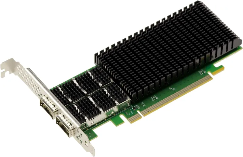 QSFP56 PCIe Gen 4.0 PC Dual 200G QSFP56 2-portars PCIe nätverkskort