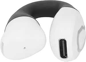 Generic Trådlös V5.4 öronsnäcka med Kraftfullt Ljudfält för Sport, Bekväm Design för Företag, ABS-material, 1 St (Vit)