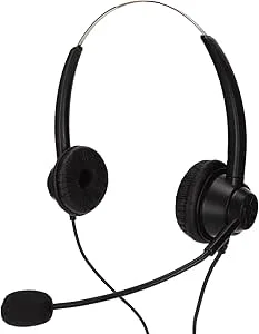 Yunseity On Ear-telefonheadset med Vridbar Mikrofon för