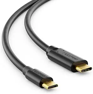 deleyCON 5m USB‑C till Micro‑USB Kabel