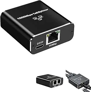 Vnuipofa Ethernet-switch 2 portar
