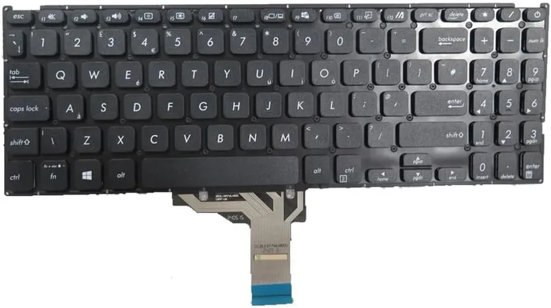 HYFOZAE Laptopdelar Laptoptangentbord för