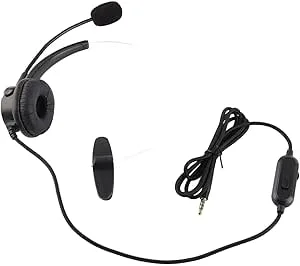 KIMISS Brusreducerande Trådbundna Trucker-headset 3,5 Mm Monomikrofon