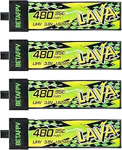 BETAFPV 4 st LAVA II 1S 480