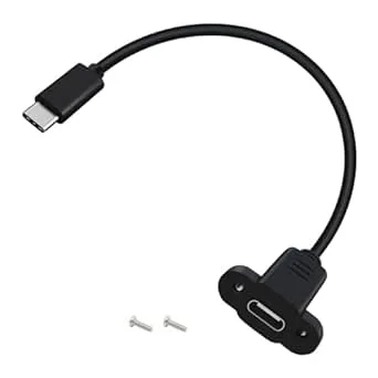 YINGAYOU USB C Panel Mount Kabel 20Gbps